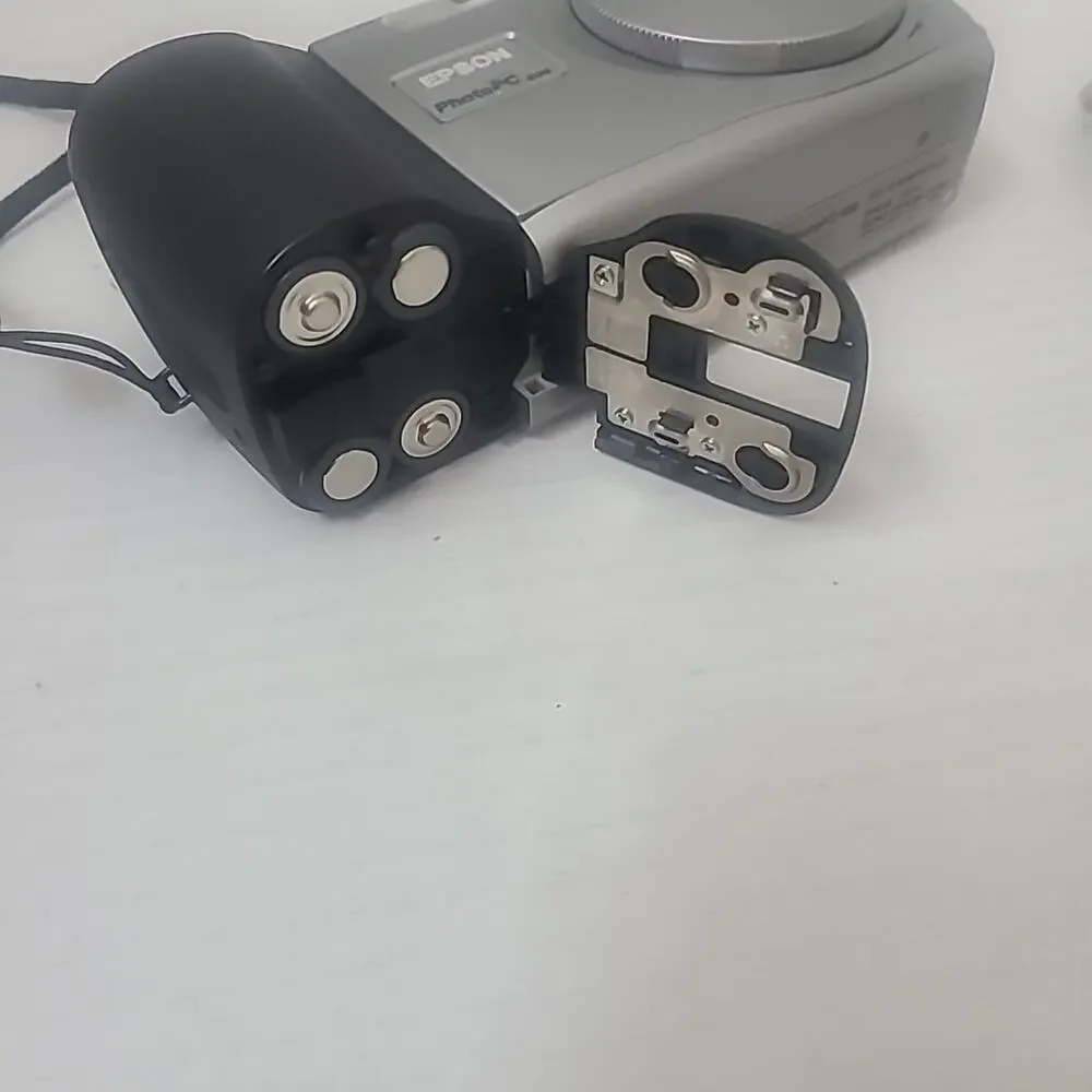 Epson PhotoPC 600 Vintage Digital Camera Tested Working w Manual 1990s